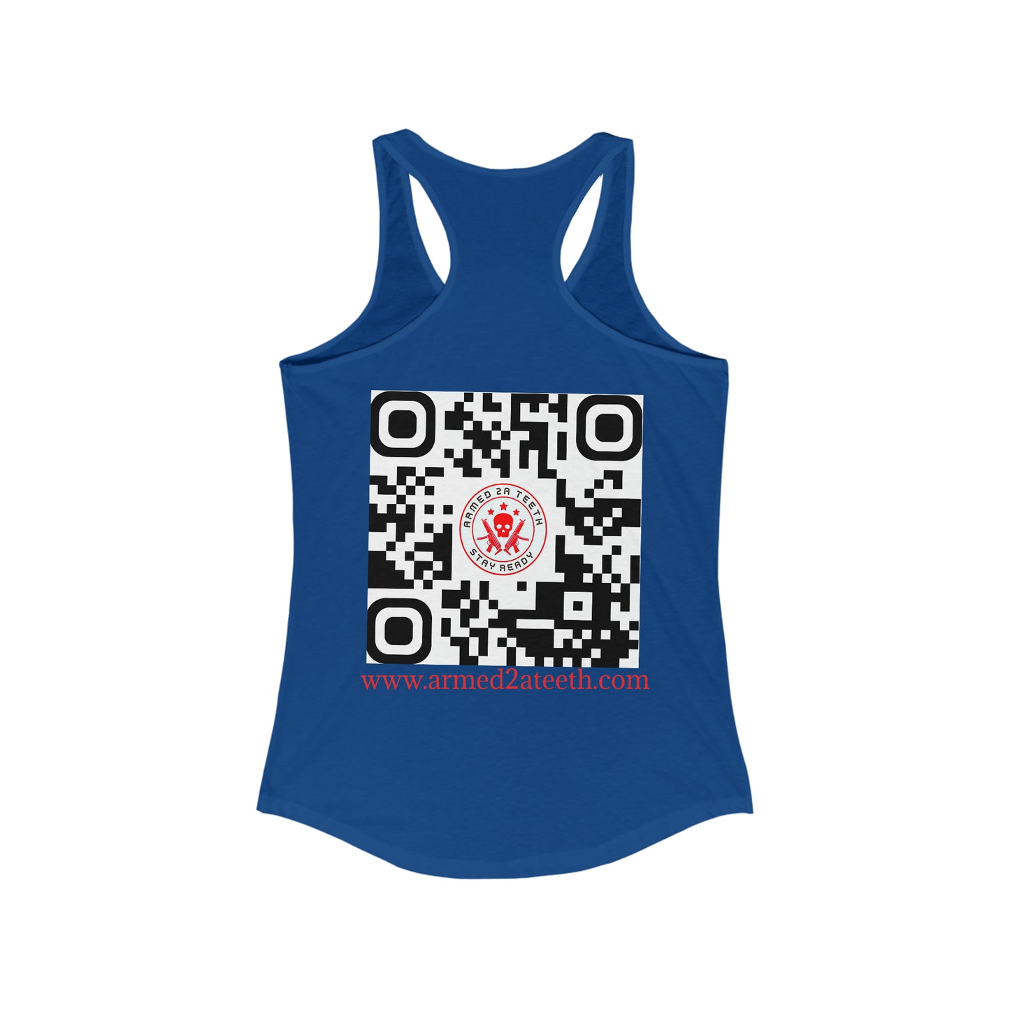 Armed 2A Teeth 2nd Amendment Women's Ideal Racerback Tank