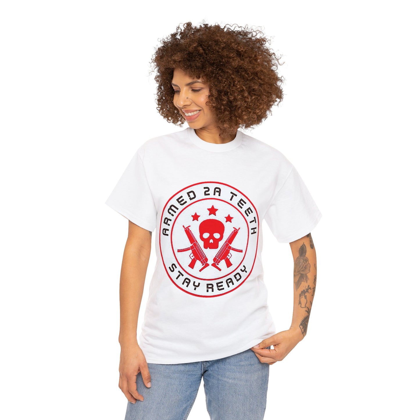 Armed 2A Teeth 2nd Amendment Unisex Heavy Cotton Tee