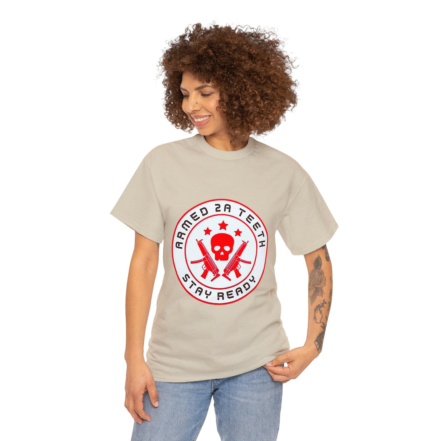 Armed 2A Teeth Unisex Heavy Cotton Tee