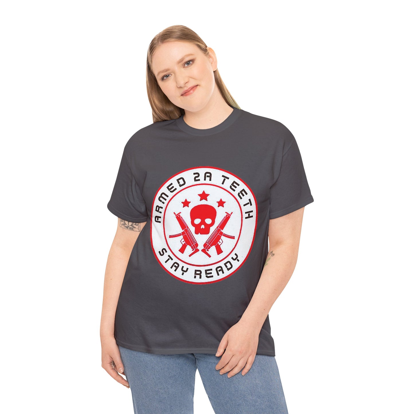 Armed 2A Teeth 2nd Amendment Unisex Heavy Cotton Tee