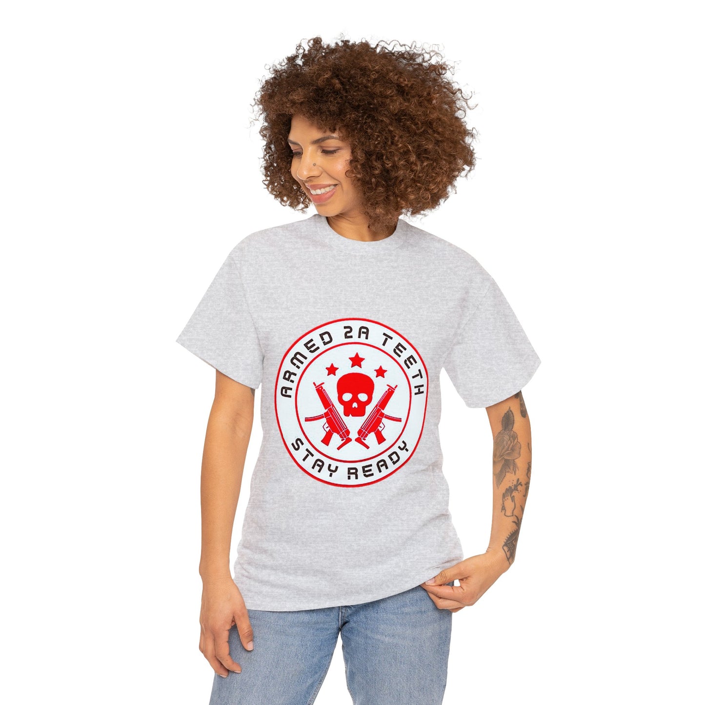 Armed 2A Teeth Unisex Heavy Cotton Tee