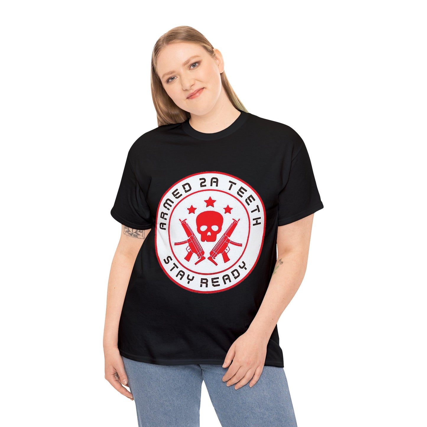 Armed 2A Teeth 2nd Amendment Unisex Heavy Cotton Tee