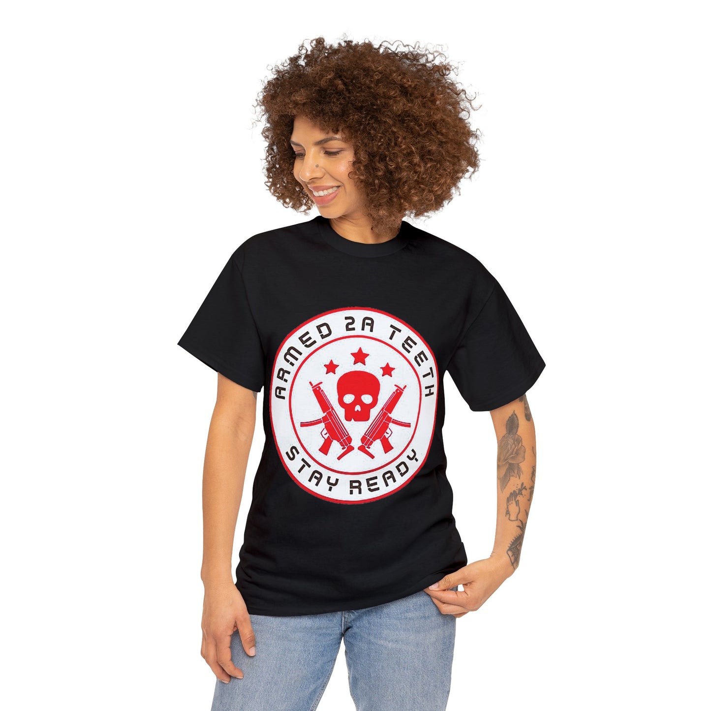 Armed 2A Teeth 2nd Amendment Unisex Heavy Cotton Tee