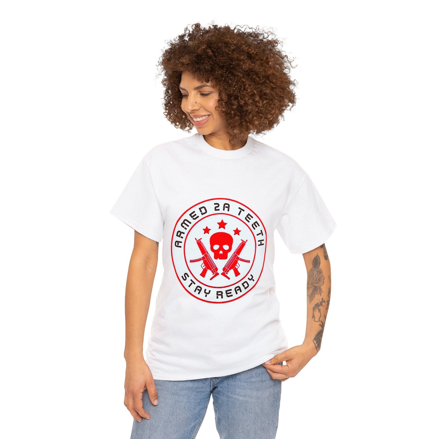 Armed 2A Teeth Unisex Heavy Cotton Tee