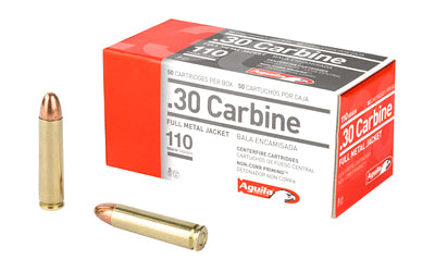 AGUILA 30CARB 110GR FMJ 50rds