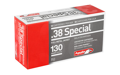 AGUILA 38SPL 130GR FMJ 50rds