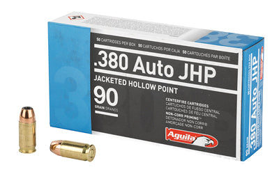 AGUILA 380ACP 90GR JHP 50rds