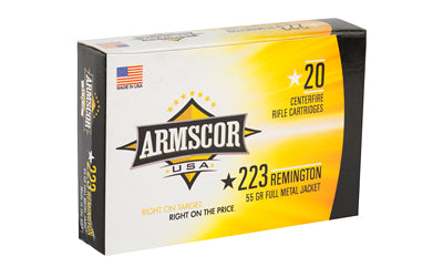 ARMSCOR 223REM 55GR FMJ 20rd