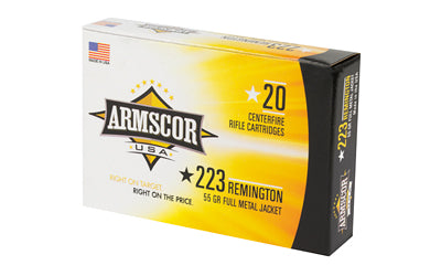 ARMSCOR 223REM 55GR FMJ 20rd