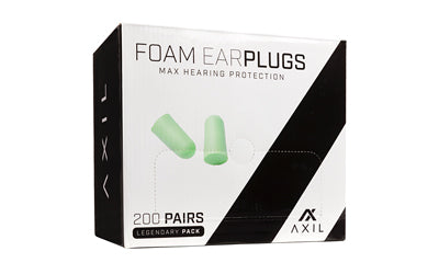 AXIL FOAM EAR PLUGS 200 PAIR BOX