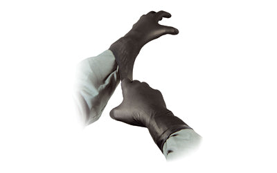 NAR GLOVES BLACK NITRILE MED 50 PAIR