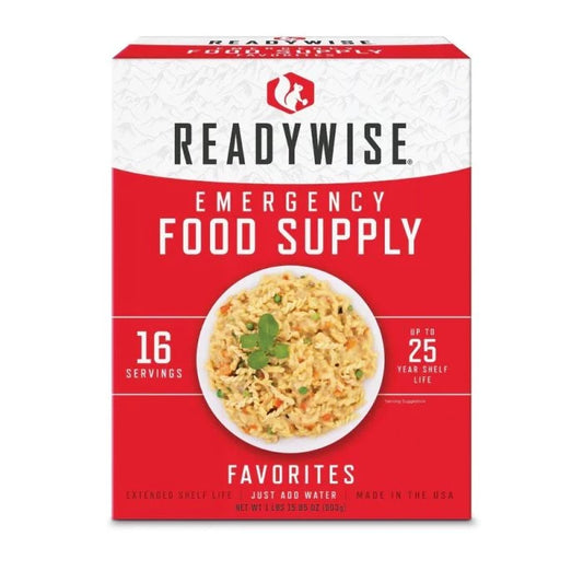 ReadyWise 16 Serving Emergency Food Supply - Favorites Box