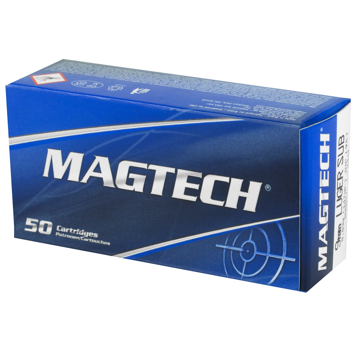 Magtech 9mm 147gr Jhp Sub 50/1000