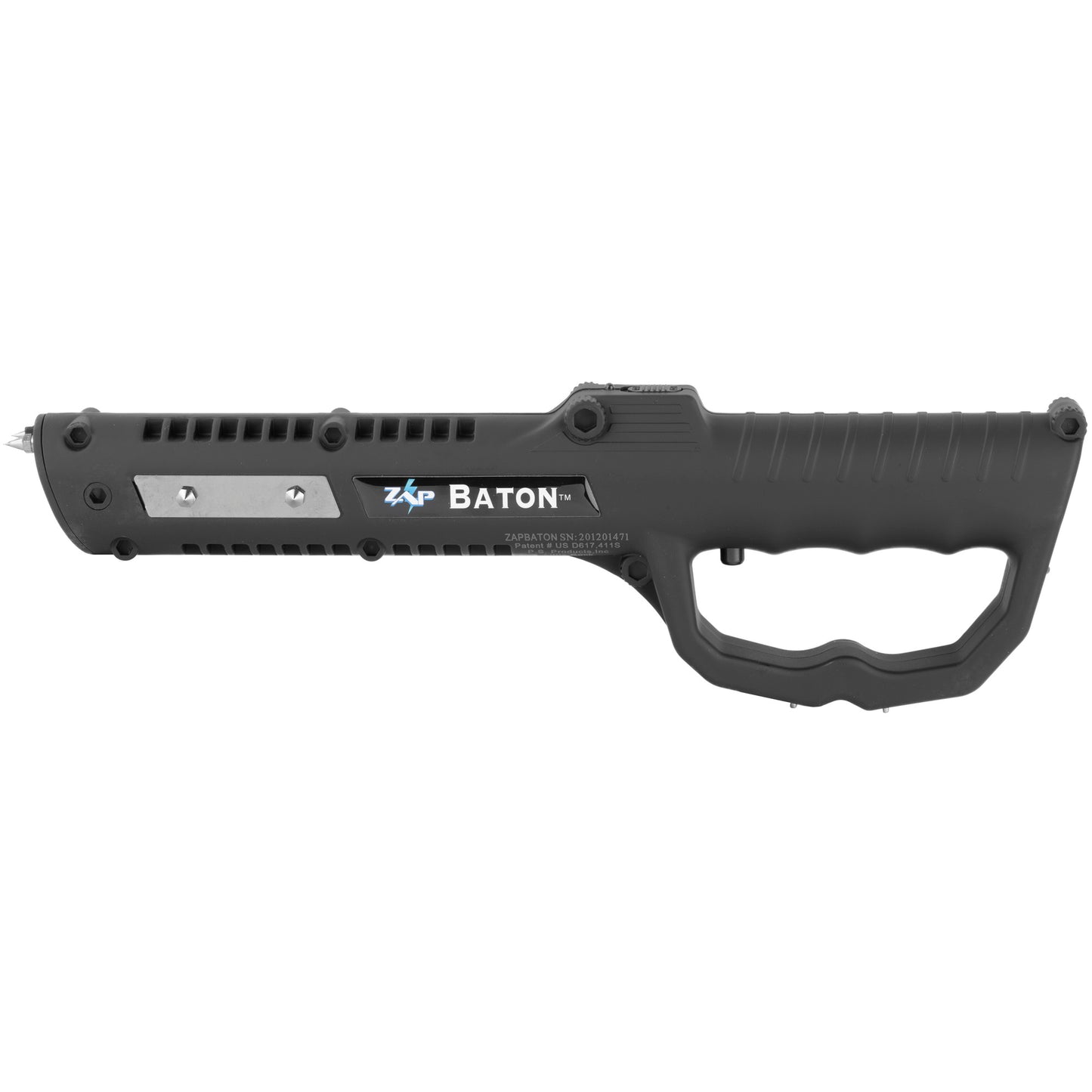 Ps Zap Stun Baton/lite 1mil Volt Blk