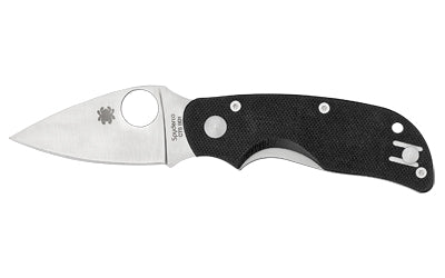 SPYDERCO CAT BLACK G-10 PLAINEDGE