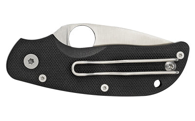 SPYDERCO CAT BLACK G-10 PLAINEDGE