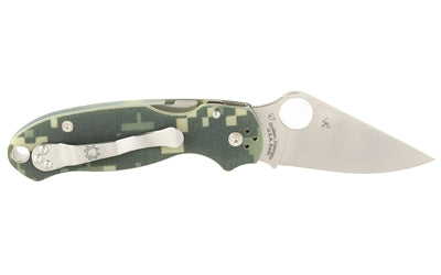 SPYDERCO PARA3 G10 CAMO PLAINEDGE