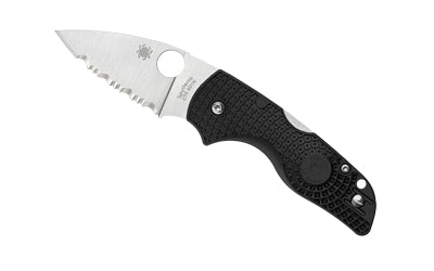 SPYDERCO LIL NATIVE LW BLK/SLV SRTD