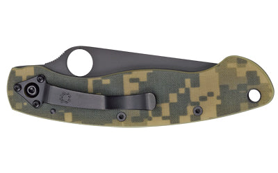 SPYDERCO MILITARY MODEL G-10 CAMO