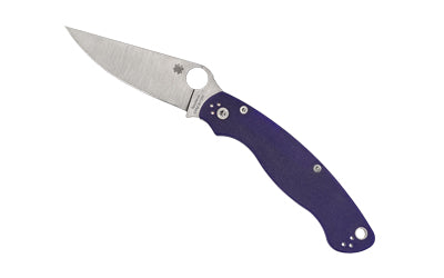 SPYDERCO MILITARY MODEL G-10 BLUE