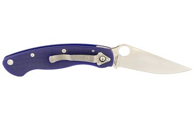 SPYDERCO MILITARY MODEL G-10 BLUE