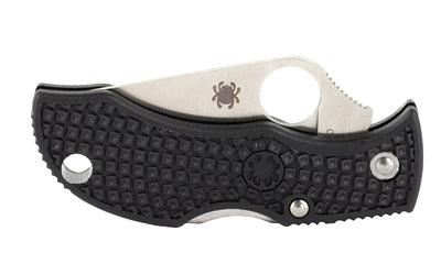 SPYDERCO MANBUG BLACK FRN PLAIN