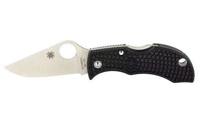 SPYDERCO MANBUG BLACK FRN PLAIN