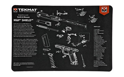 TEKMAT PISTOL MAT S&W M&P BLK