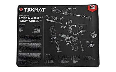 TEKMAT ULTRA PSTL MAT S&W M&P BLK