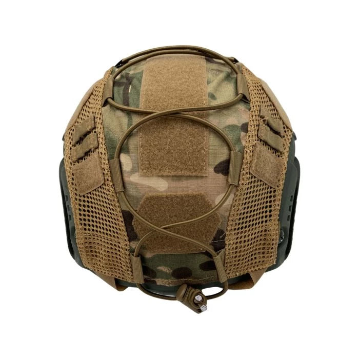 Guard Dog Tactical Level IIIa Ballistic Helmet - Universal Fit | 3.5 Lbs/Per | Green | Multicam Cover