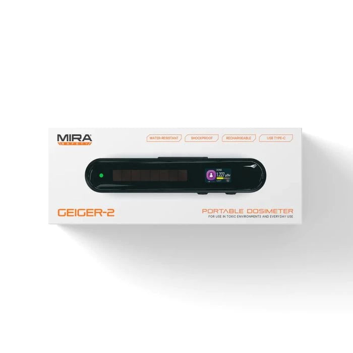 MIRA Safety Geiger-2 Portable Dosimeter - Geiger Counter