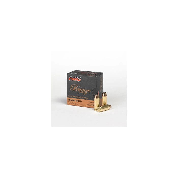 PMC Bronze 10mm Handgun Ammo - 170 Grain | JHP (25 rounds box)