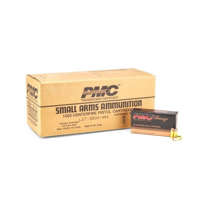 PMC BRNZ 380ACP 90GR FMJ 50rds