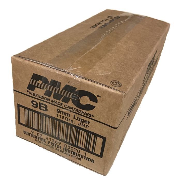 PMC BRNZ 9MM 115GR JHP 50rds