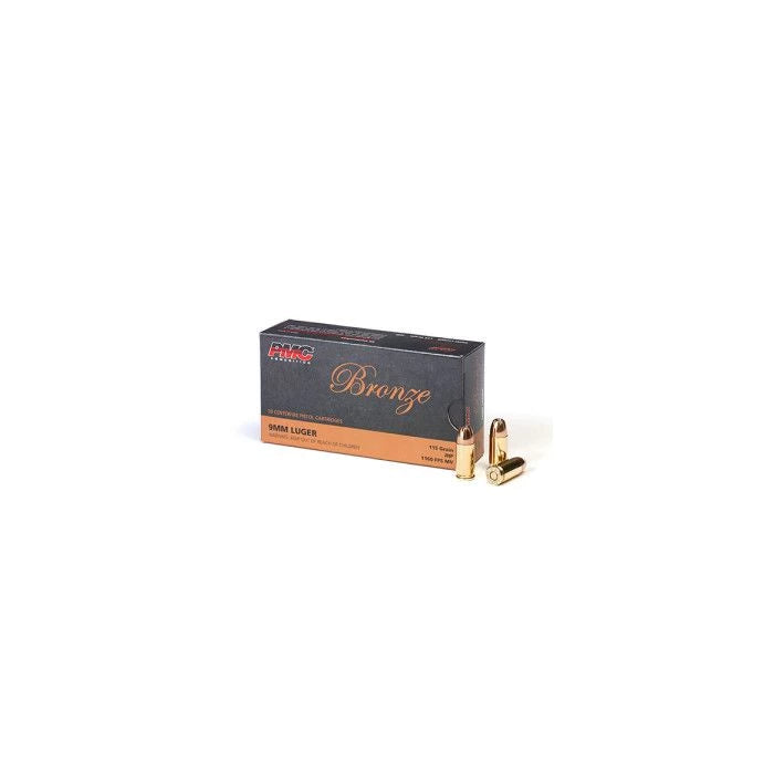 PMC BRNZ 9MM 115GR JHP 50rds