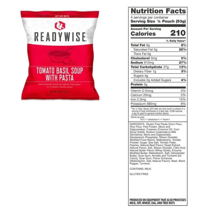 ReadyWise 16 Serving Emergency Food Supply - Favorites Box