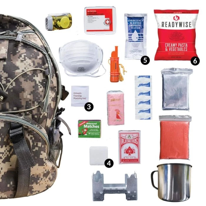 Ready Wise 64 Piece Survival Backpack