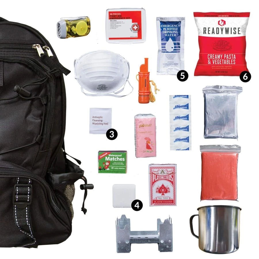 Ready Wise 64 Piece Survival Backpack