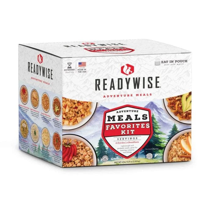 ReadyWise Adventure Meals Favorites Kit