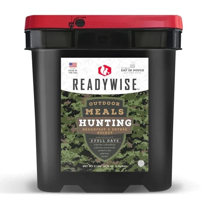 ReadyWise Hunting Bucket Cook-in-Pouch Meals