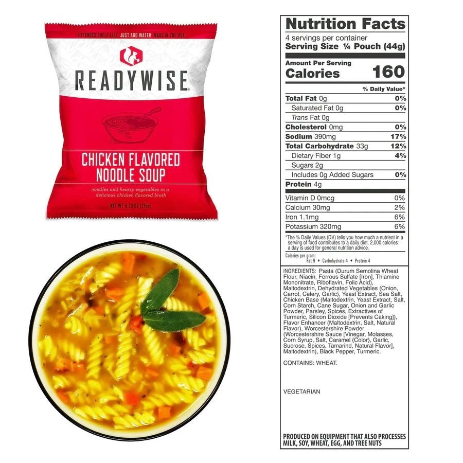 ReadyWise 48 Serving Emergency Soup Bucket